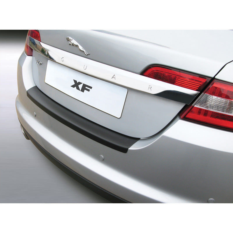 RGM, Rear bumper protector, ABS plastic, fits Jaguar XF 2007- Black