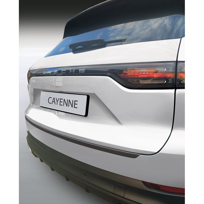RGM, Protection de pare-chocs arrière, plastique ABS, compatible avec Porsche Cayenne 10/2017- excl. Coupé Noir