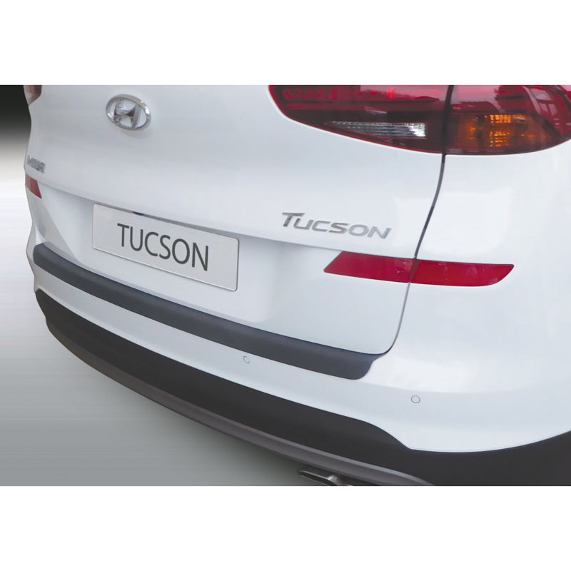 RGM, Rear bumper protector, ABS plastic, fits Hyundai Tucson Facelift 2018-2020 Black