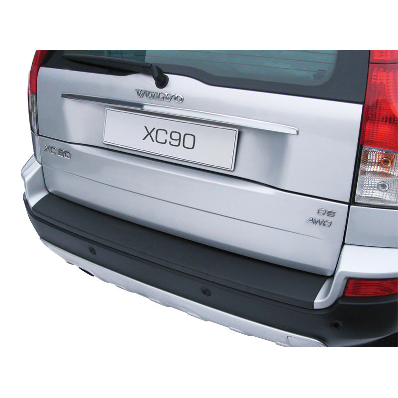 RGM, Rear bumper protector, ABS plastic, fits Volvo XC90 (for painted bumpers) Black