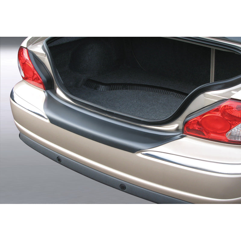 RGM, Protection de pare-chocs arrière, plastique ABS, compatible avec Jaguar X-Type 2001-2008 Noir