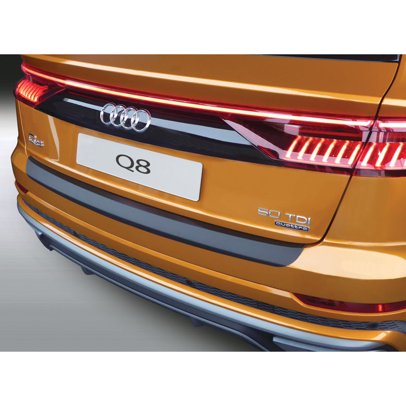 RGM, Protection de pare-chocs arrière, ABS, noir, Convient à Audi Q8 (4MN) 2018-