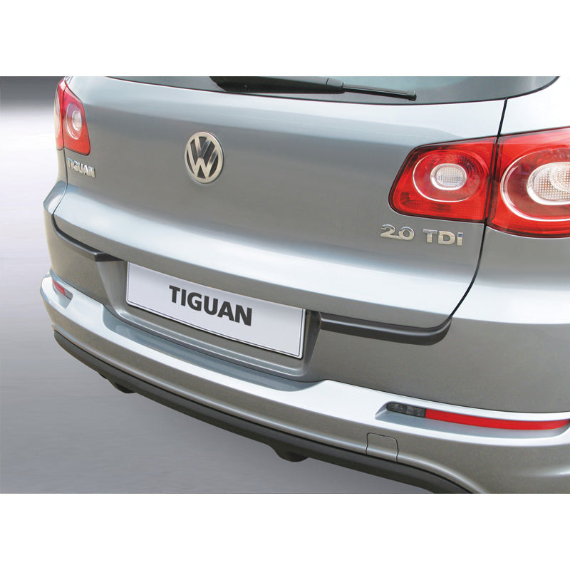 RGM, Rear bumper protector, ABS plastic, fits Volkswagen Tiguan 2007-2016 Black