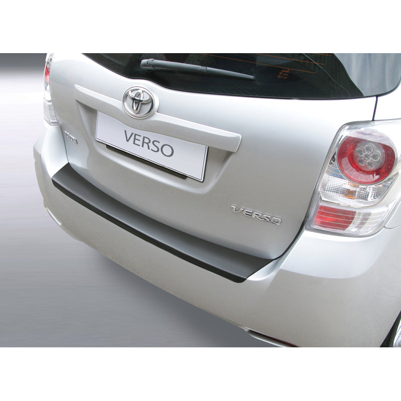 RGM, Rear bumper protector, ABS plastic, fits Toyota Verso 2009-2013 Black