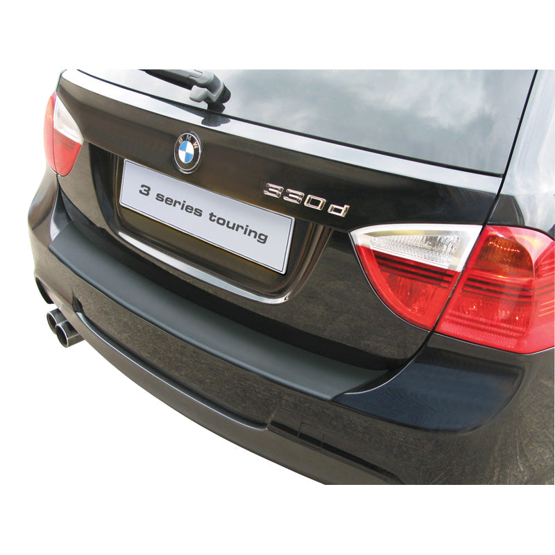 RGM, Rear bumper protector, ABS plastic, fits BMW 3-Series E91 Touring M-Bumper 2005-2012 Black