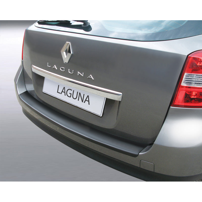 RGM, Achterbumperbeschermer, ABS kunststof, geschikt voor Renault Laguna Estate 2007- Zwart