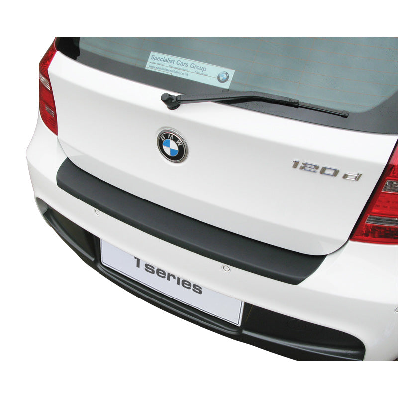 RGM, Rear bumper protector, ABS plastic, fits BMW 1-Series E87 3/5 doors M-Bumper 2004-2011 Black