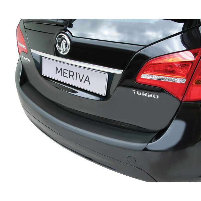 RGM, Rear bumper protector, ABS plastic, fits Opel Meriva B 2010-2017 excl. OPC Black