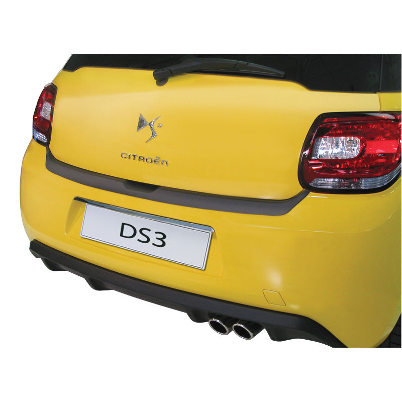 RGM, protection de pare-chocs arrière, plastique ABS, s'adapte à Citroën DS3 2010-2019 Noir