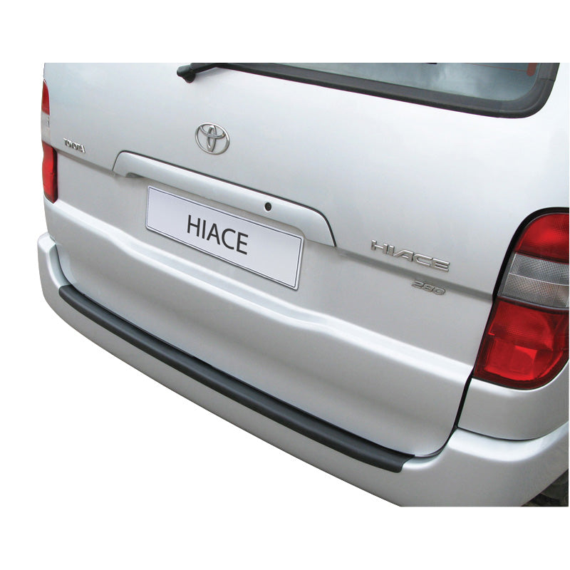 RGM, Rear bumper protector, ABS plastic, fits Toyota Hiace 2007- Black
