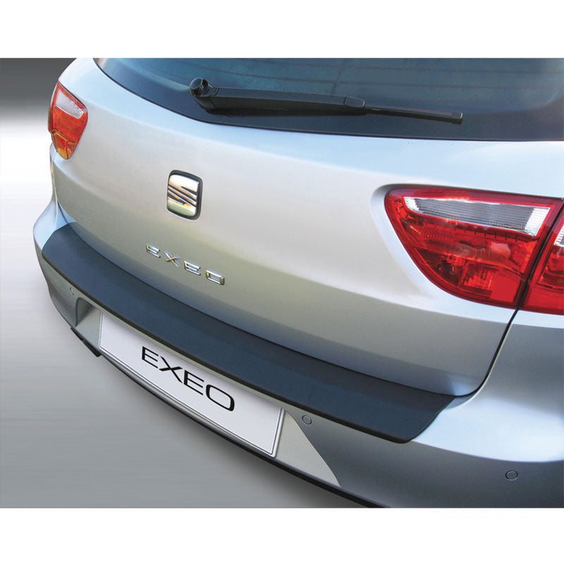 RGM, Rear bumper protector, ABS plastic, fits Seat Exeo ST 2009-2013 Black