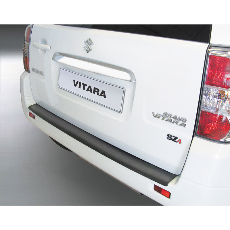 RGM, Rear bumper protector, ABS plastic, fits Suzuki Grand Vitara 3/5 doors 2010-2015 Black