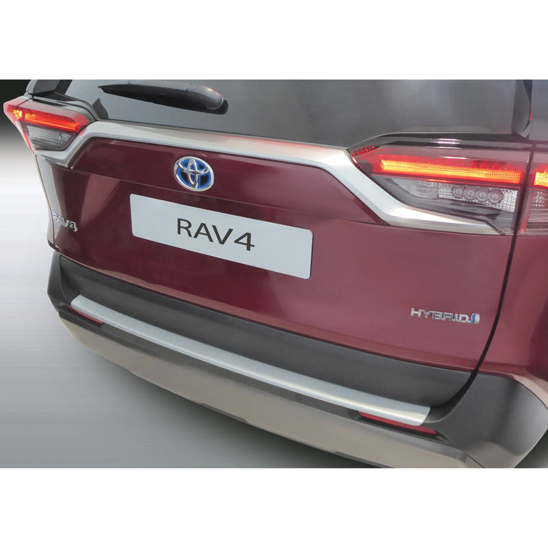 RGM, Rear bumper protector, ABS plastic, fits Toyota RAV4 (5th Gen.) 2018- Silver