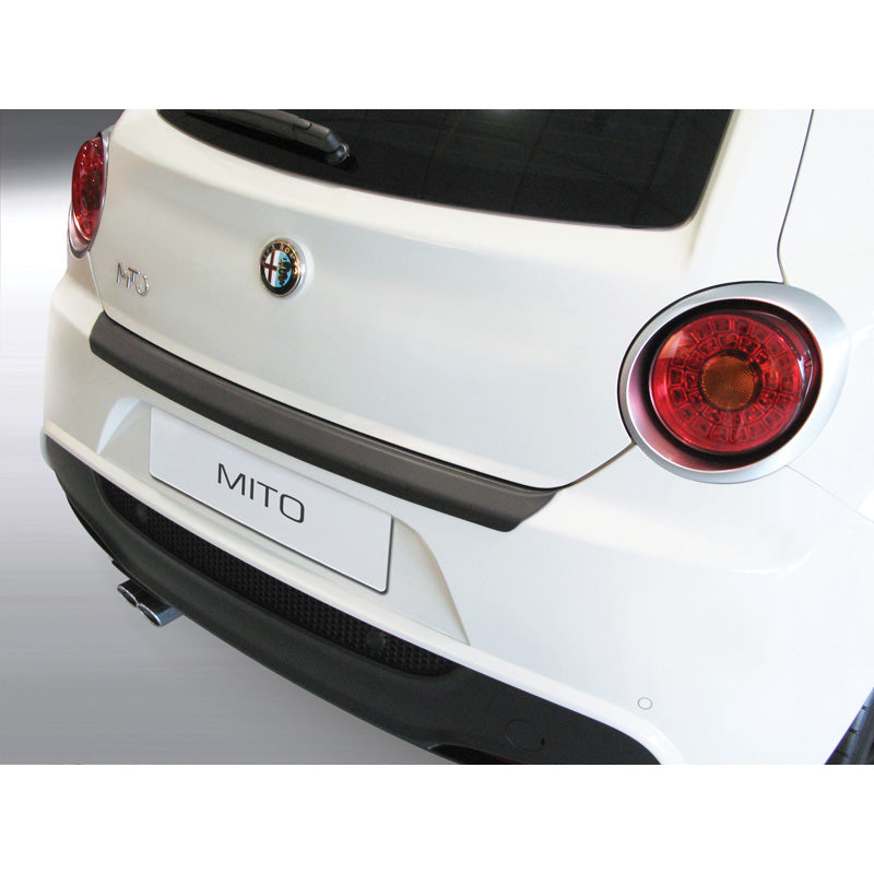 RGM, Achterbumperbeschermer, ABS kunststof, past op Alfa Romeo Mito 2008-2019 Zwart