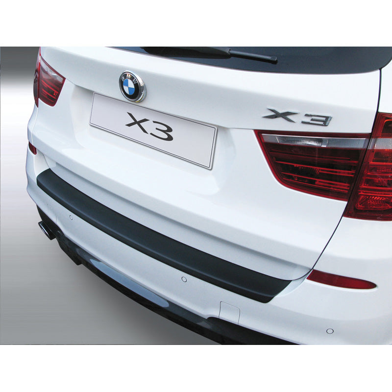 RGM, rear bumper protector, ABS plastic, fits BMW X3 2010-2014 Black