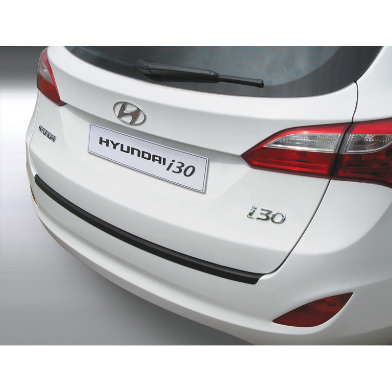 RGM, Rear Bumper Protector, ABS plastic, Fits Hyundai i30 Tourer 2012-2017 Black