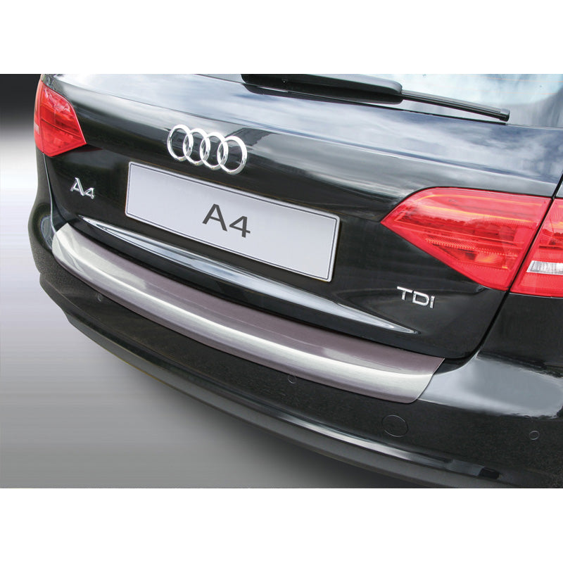 RGM, Achterbumperbeschermer, ABS plastic, past op Audi A4 Avant 2012-2015 (excl. S4) Zilver
