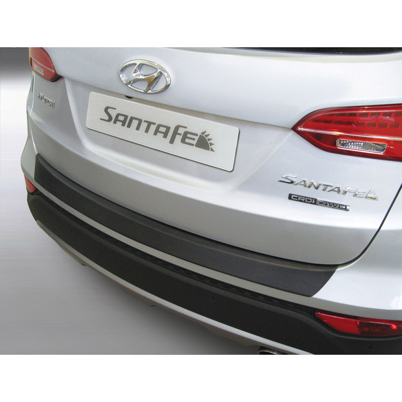 RGM, protection de pare-chocs arrière, plastique ABS, convient à Hyundai Santa FE 2012-2015 Noir