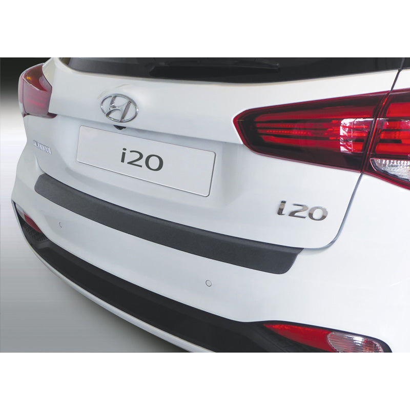 RGM, Rear bumper protector, ABS plastic, Fits Hyundai i20 2018-2020 Black