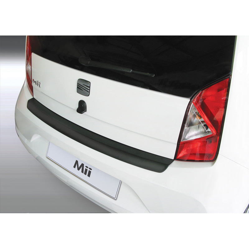 RGM, Achterbumperbeschermer, ABS kunststof, past op Seat MII 2012-2019 Zwart