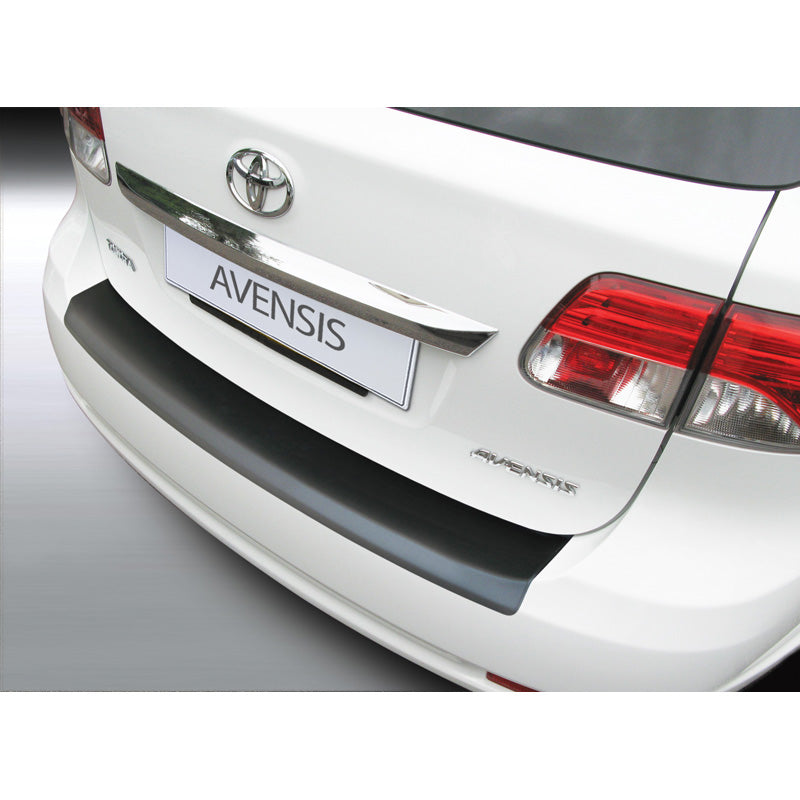 RGM, Rear bumper protector, ABS plastic, Fits Toyota Avensis Estate 2012-2015 Black