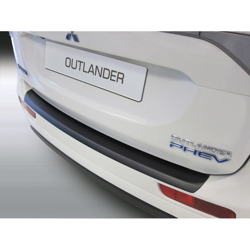 RGM, Rear bumper protector, ABS plastic, fits Mitsubishi Outlander 9/2012-9/2015 Black