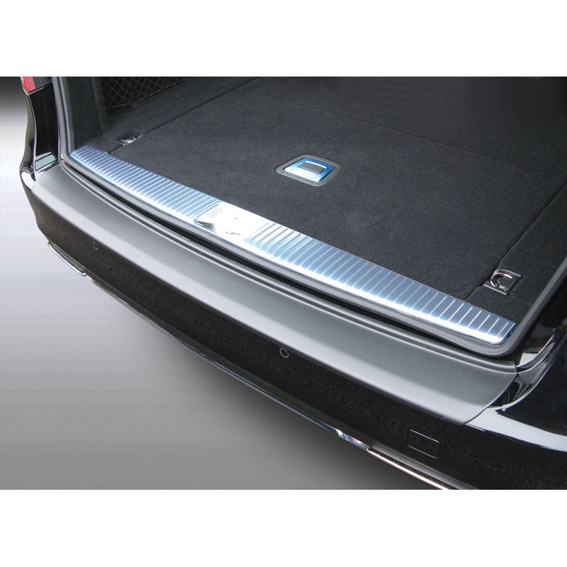 RGM, Rear bumper protector, ABS plastic, Fits Mercedes E-Class Estate W212 2013-2016 Black