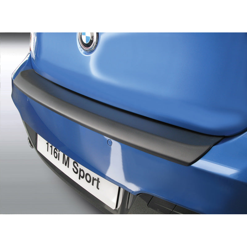 RGM, Rear bumper protector, ABS plastic, fits BMW 1-Series F20/F21 3/5 doors 'M-Sport' 2011-2015 Black