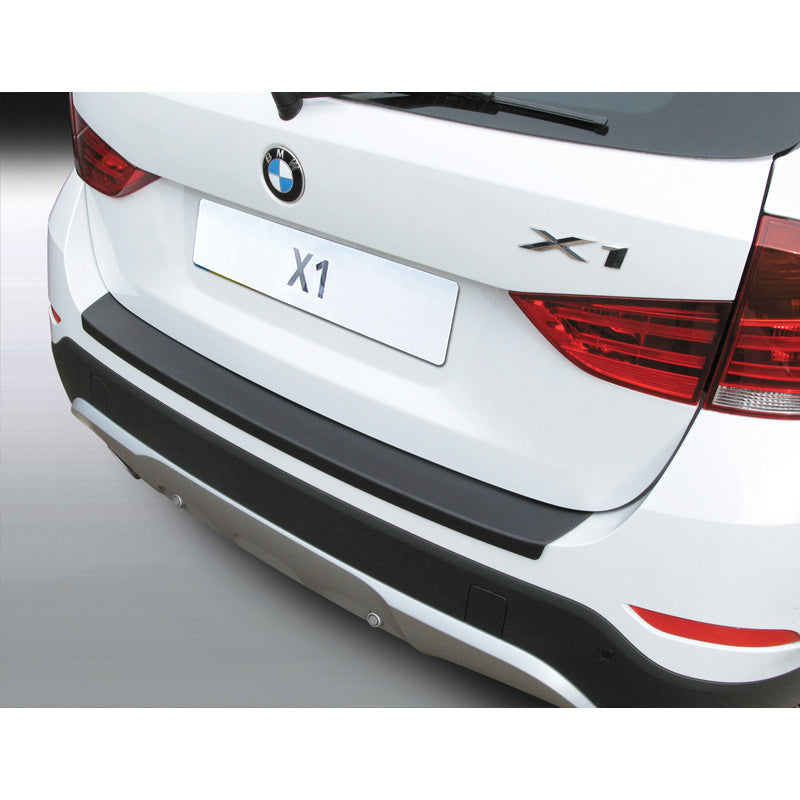 RGM, Protection de pare-chocs arrière, plastique ABS, compatible avec BMW X1 Sport/X-Line 2012-2015 Noir