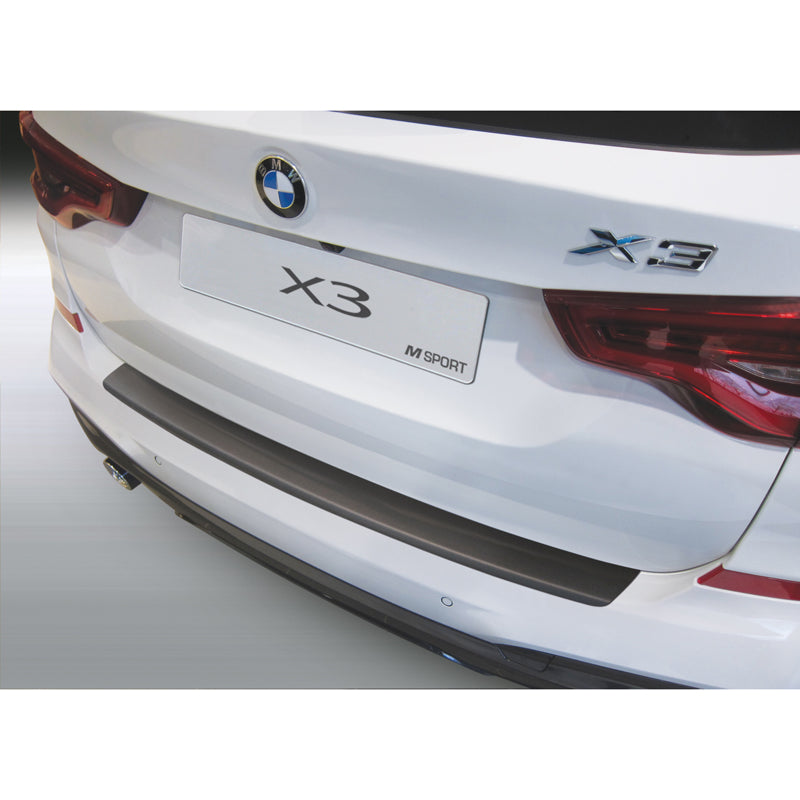 RGM, Protecteur de pare-chocs arrière, plastique ABS, compatible avec BMW X3 (G01) 10/2017-08/2021 'M-Sport' Noir