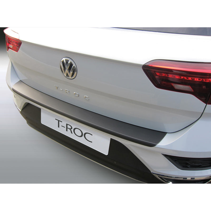 RGM, Rear bumper protector, ABS plastic, fits Volkswagen T-Roc 11/2017- Black