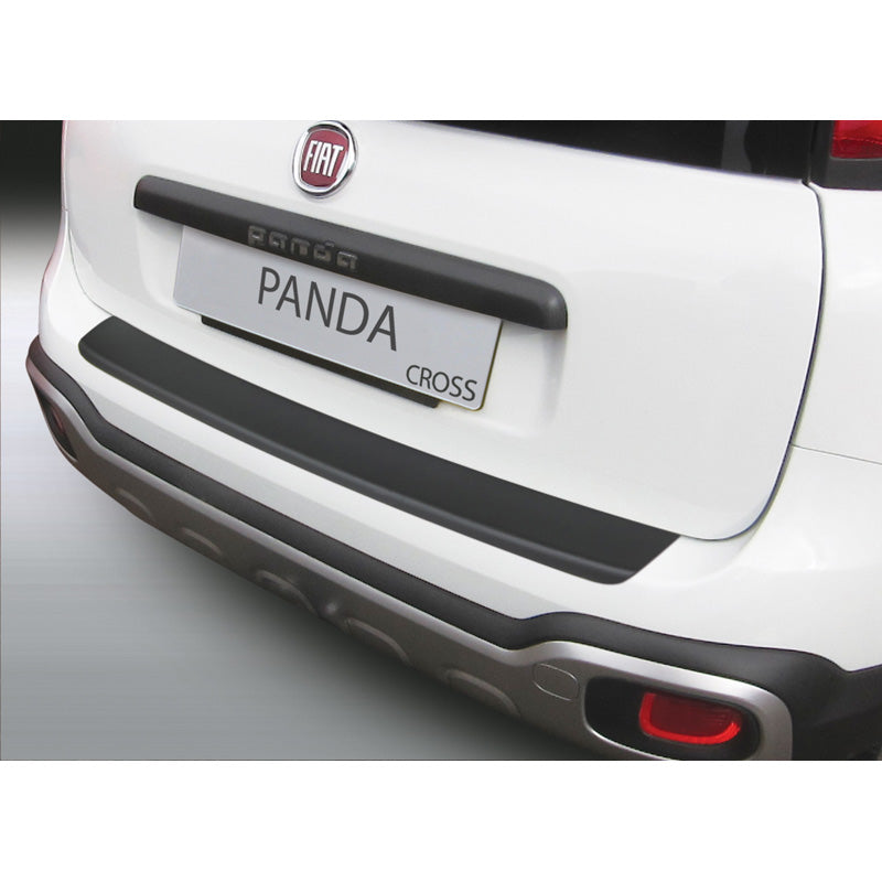 RGM, Protecteur de pare-chocs arrière, plastique ABS, convient à Fiat Panda S Cross 3/2012- Noir