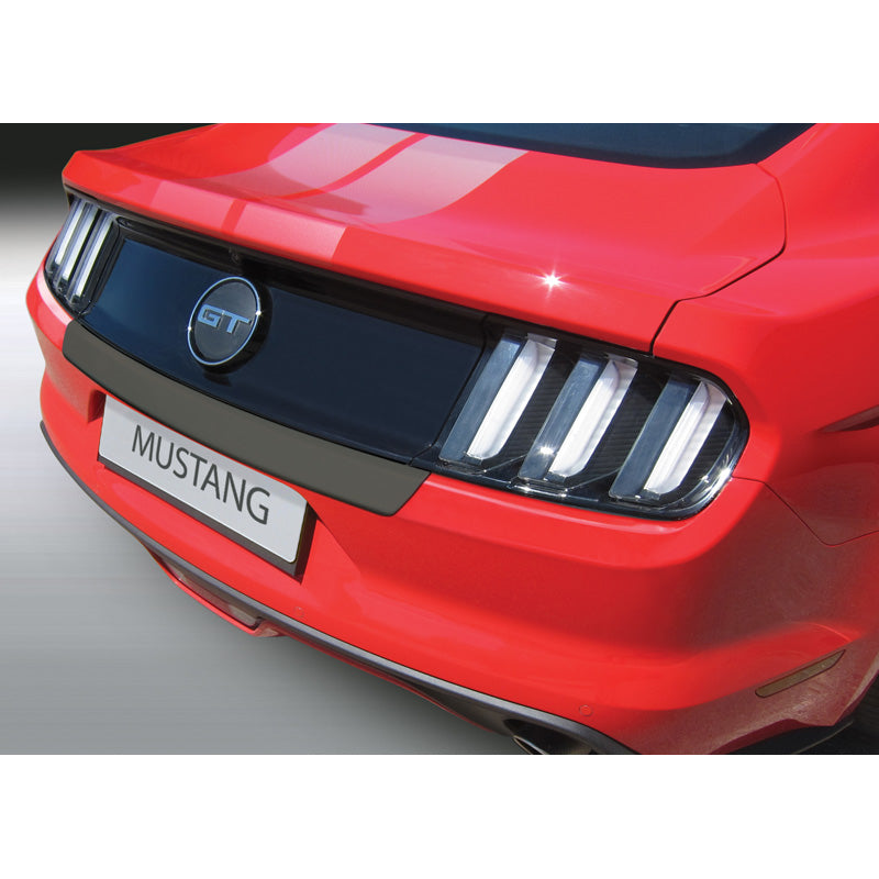 RGM, Rear bumper protector, ABS plastic, fits Ford Mustang 2015- 'Small' Black