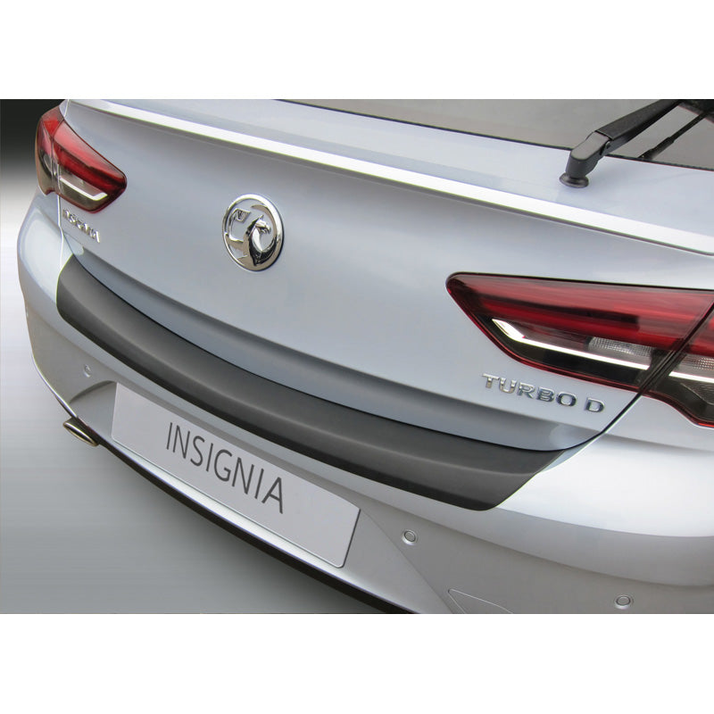 RGM, Rear bumper protector, ABS plastic, fits Opel Insignia 4/5-doors 2017-2020 Black