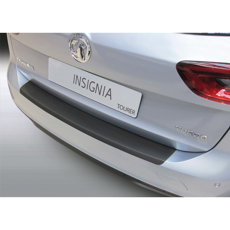 RGM, Rear bumper protector, ABS plastic, fits Opel Insignia Sportstourer 4/2017- Black