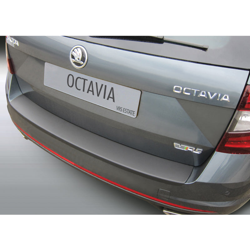 RGM, Achterbumperbeschermer, ABS kunststof, past op Skoda Octavia III FL RS Kombi 2017-2020 Zwart