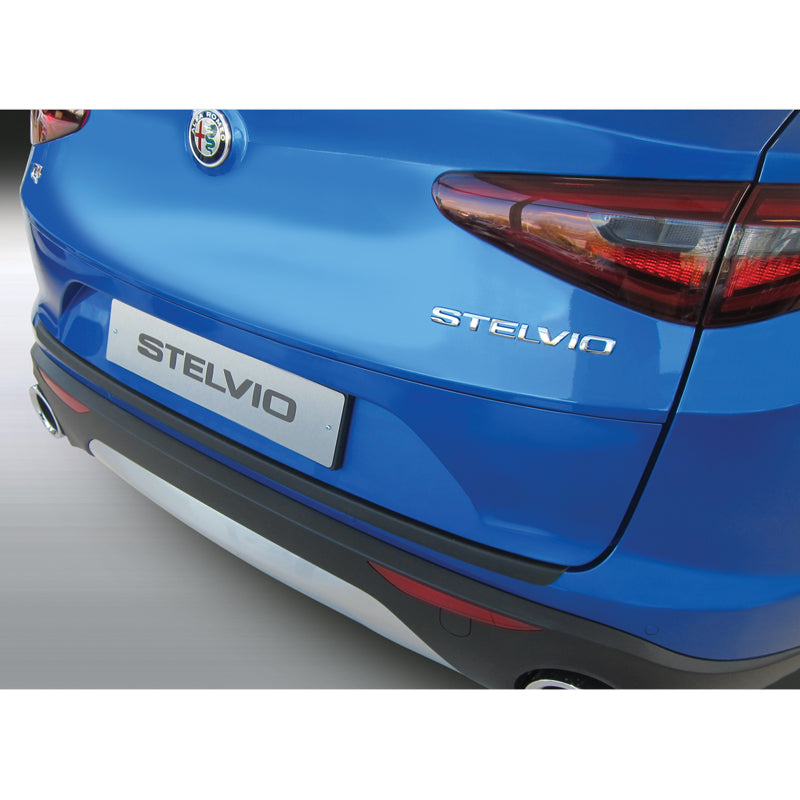 RGM, Achterbumperbeschermer, ABS plastic, geschikt voor Alfa Romeo Stelvio 2017- Zwart