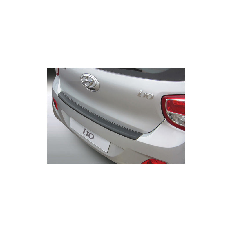 RGM, Rear bumper protector, ABS plastic, fits Hyundai i10 11/2013-2017 Black