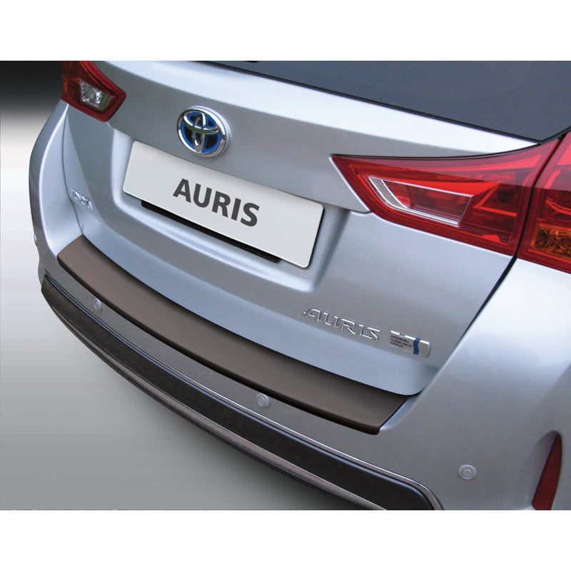 RGM, Rear bumper protector, ABS plastic, fits Toyota Auris Touring Sports 2013-8/2015 Black
