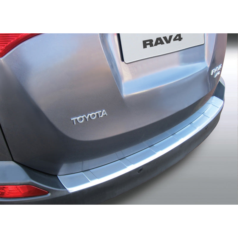 RGM, Rear bumper protector, ABS plastic, fits Toyota RAV-4 4x4 2013-2016 Black