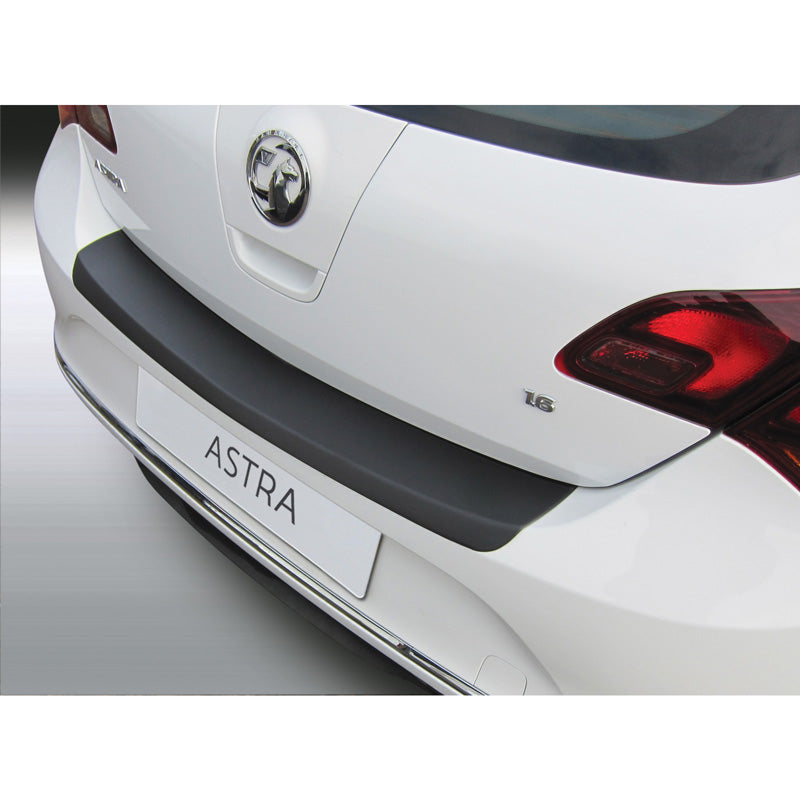 RGM, Rear bumper protector, ABS plastic, fits Opel Astra J 5 doors 2012-2015 Black