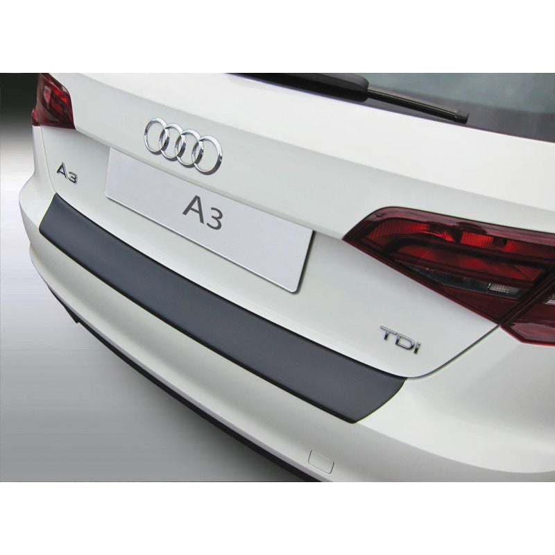 RGM, Rear bumper protector, ABS plastic, fits Audi A3 8V Sportback 6/2012-4/2016 Black