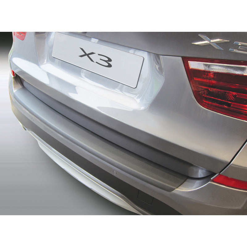 RGM, Rear bumper protector, ABS plastic, fits BMW X3 F25 SE 4/2014-2017 Black