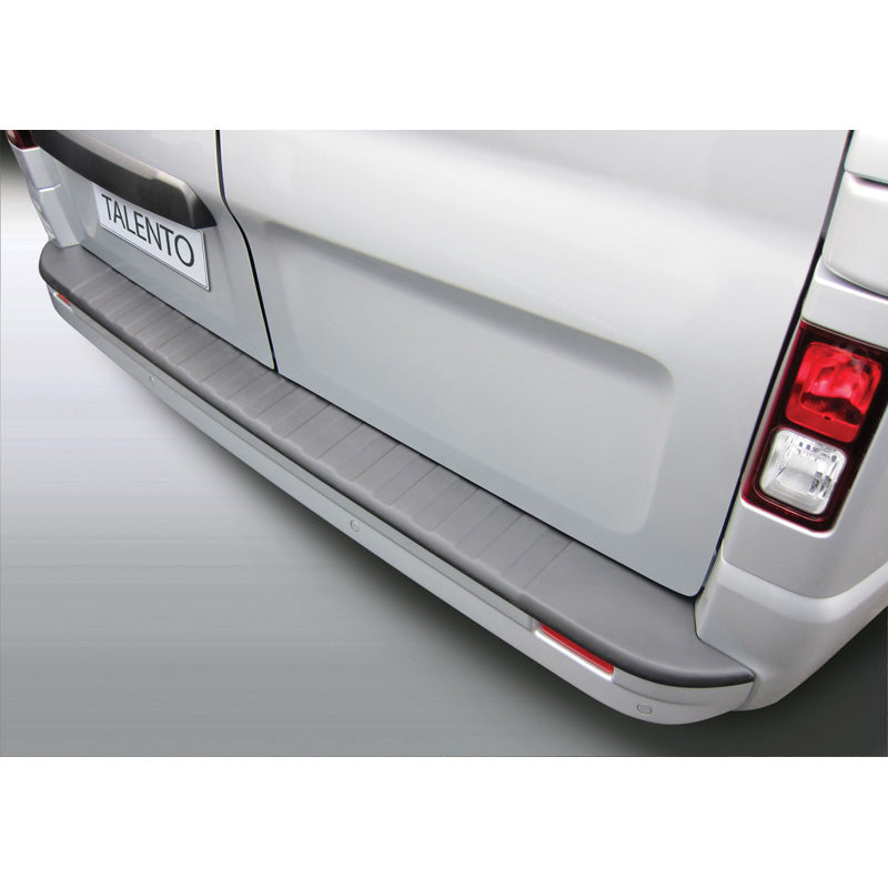RGM, Achterbumperbeschermer, ABS kunststof, past op Opel Vivaro 2014-2019 / Renault Trafic 2014- / Nissan NV300 2016- / Nissan Primastar 2022- / Fiat Talento 2016- Zwart 'Geribbeld'