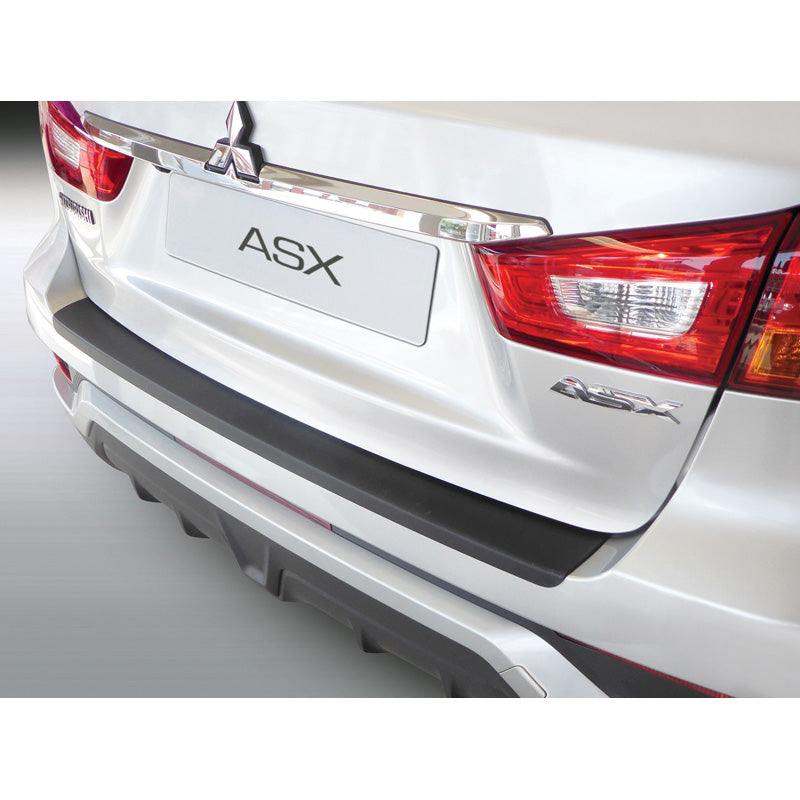 RGM, Rear bumper protector, ABS plastic, Fits Mitsubishi ASX 10/2016-9/2019 Black