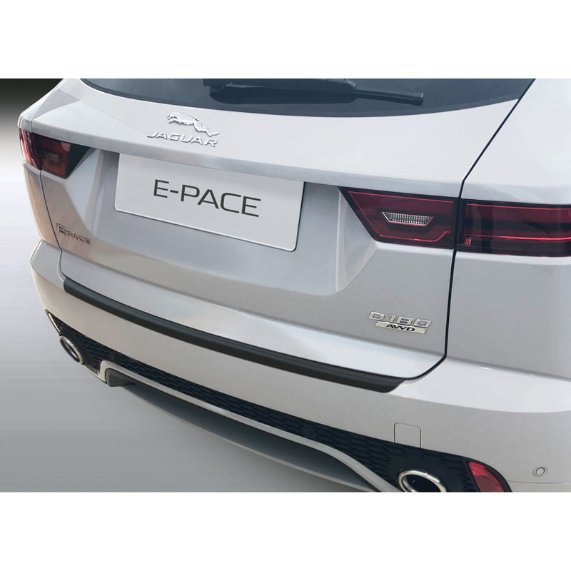 RGM, Protecteur de pare-chocs arrière, plastique ABS, compatible avec Jaguar E-Pace 9/2017- Noir