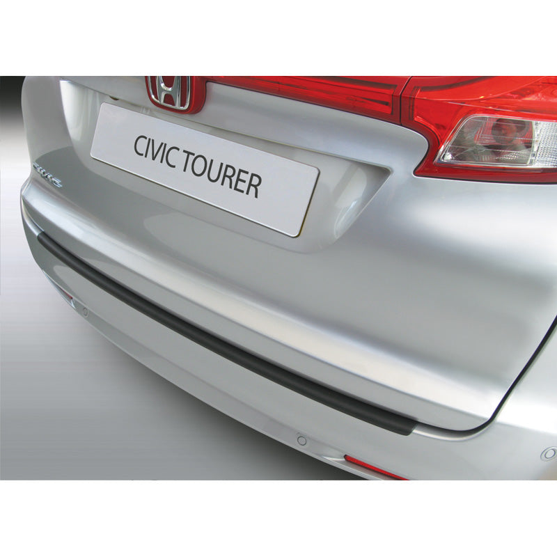 RGM, Rear bumper protector, ABS plastic, Fits Honda Civic Tourer 2014-2018 Black