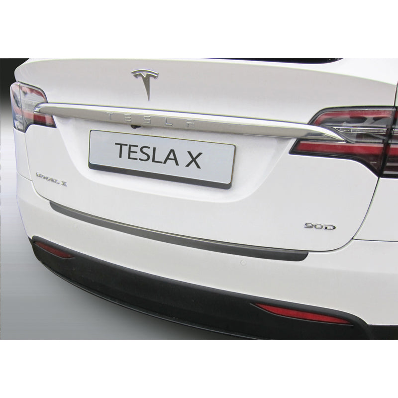 RGM, Protection de pare-chocs arrière, plastique ABS, convient à Tesla Model X 2016- Noir