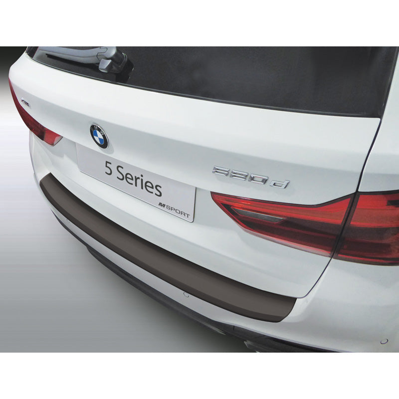 RGM, Protection de pare-chocs arrière, plastique ABS, convient à BMW 5-Series G31 Touring M-Sport 3/2017-6/2020 Noir