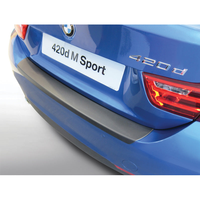 RGM, Rear bumper protector, ABS plastic, fits BMW 4-Series F32 Coupe 7/2013-9/2020 'M-Sport' incl. M4 Black